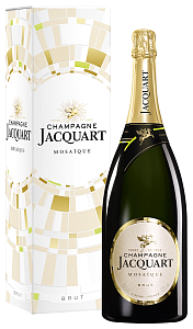 Белое Брют Шампанское Jacquart Mosaique Brut 1.5 л Gift Box