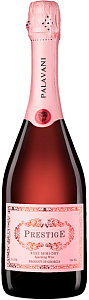Розовое Полусухое Игристое вино Palavani Prestige Rose Semi-Dry 0.75 л