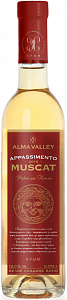 Белое Сладкое Вино Muscat Appassimento Alma Valley 2018 г. 0.375