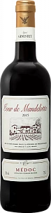 Красное Сухое Вино Tour de Mandelotte Medoc AOC Ginestet 0.75 л