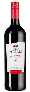 Красное Полусухое Вино безалкогольное Vina Albali Cabernet Tempranillo 2020 г. 0.75 л