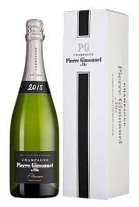 Белое Брют Шампанское Fleuron Premier Cru 2015 г. 0.75 л Gift Box