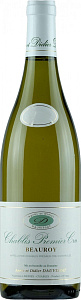 Белое Сухое Вино Domaine Agnes et Didier Dauvissat Chablis Premier Cru Beauroy AOC 0.75 л
