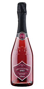 Розовое Полусладкое Игристое вино Севастопольский Бриз Розовое Полусладкое 0.75 л