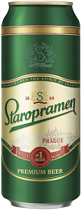 Пиво Staropramen Premium Сan 0.5 л
