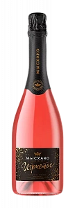 Розовое Полусухое Игристое вино Myskhako Sparkling Rose Demi-Sec Kuban Novorossiysk 0.75 л
