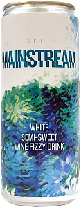 Белое Полусладкое Игристое вино Mainstream White Can 0.33 л