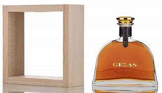 Арманьяк Maison Gelas Bas Armagnac 8 Years Old wooden box 0.7 л в подарочной упаковке