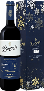 Красное Сухое Вино Beronia Reserva Rioja DOCa 2017 г. 0.75 л Gift Box