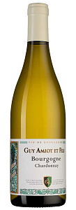 Белое Сухое Вино Domaine Amiot Guy et Fils Bourgogne Chardonnay 2019 г. 0.75 л