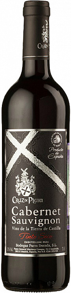 Вино Cruz de Plata Cabernet Sauvignon Seco Tierra de Castilla 0.75 л