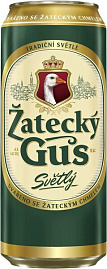 Пиво Zatecky Gus Svetle Can 0.9 л