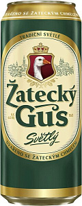 Пиво Zatecky Gus Svetle Can 0.9 л