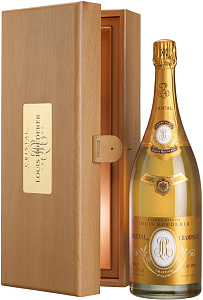Белое Брют Шампанское Louis Roederer Cristal 2007 г. 3 л Gift Box