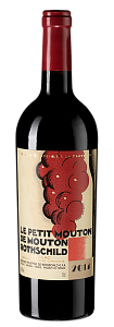 Красное Сухое Вино Le Petit Mouton de Mouton Rothschild Chateau Mouton Rothschild 2014 г. 0.75 л