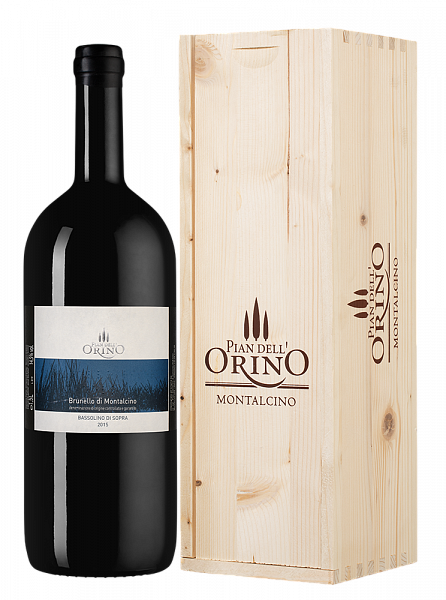 Вино Brunello di Montalcino Bassolino di Sopra Pian dell'Orino 2015 г. 1.5 л Gift Box