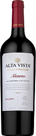 Вино Alta Vista Single Vineyard Alizarine Malbec 2017 г. 0.75 л
