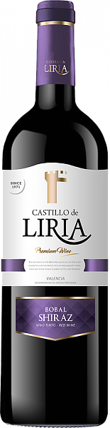 Вино Valencia DO Castillo de Liria Bobal Shiraz 2019 г. 0.75 л