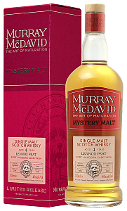 Виски Murray McDavid Mystery Malt Lennox Peat 4 Years Old 0.7 л Gift Box