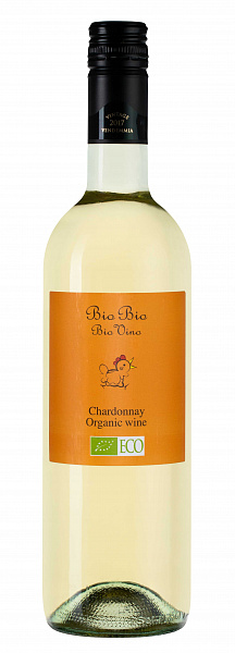 Вино Bio Bio Chardonnay 2021 г. 0.75 л