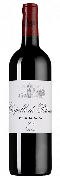 Вино Chappelle de Potensac 2014 г. 0.75 л