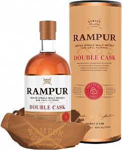 Виски Rampur Double Cask 0.7 л в подарочной упаковке