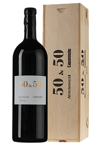 Красное Сухое Вино 50 & 50 2017 г. 3 л Gift Box