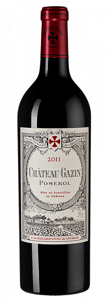 Вино Chateau Gazin 2011 г. 0.75 л