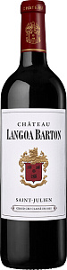 Красное Сухое Вино Chateau Langoa Barton Saint-Julien AOC 2017 г. 0.75 л