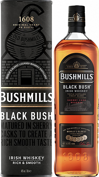 Виски Bushmills Black Bush Blended Malt 0.7 л Gift Box