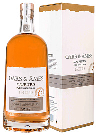 Ром Oaks & Аmes Pure Single Rum Gold 0.7 л Gift Box