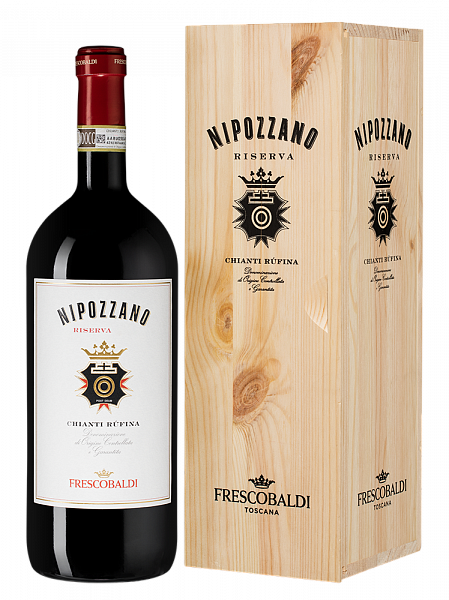 Вино Nipozzano Chianti Rufina Riserva 2018 г. 1.5 л Gift Box