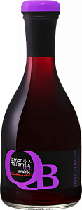 Красное Полусладкое Игристое вино Quanto Basta Rosso Lambrusco Dell'Emilia IGT 2020 г. 0.2 л