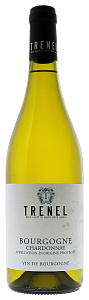 Белое Сухое Вино Bourgogne Chardonnay AOC Trenel 0.75 л