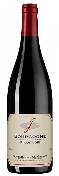 Вино Bourgogne Pinot Noir Domaine Jean Grivot 2017 г. 0.75 л