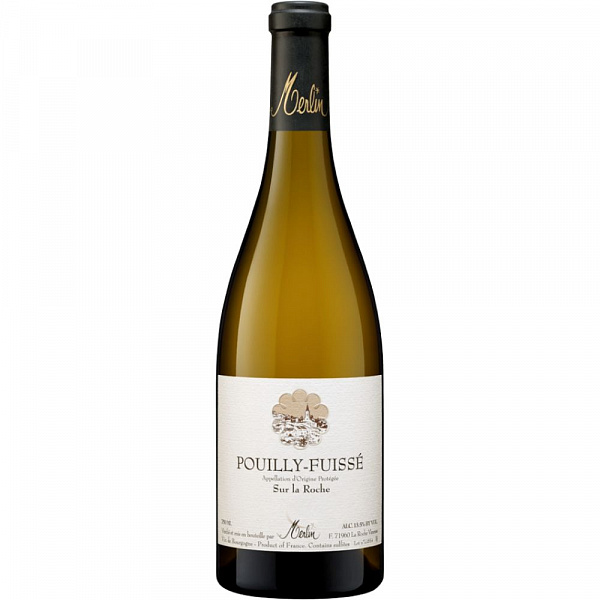 Вино Merlin Sur la Roche Pouilly-Fuisse AOC 2019 г. 0.75 л