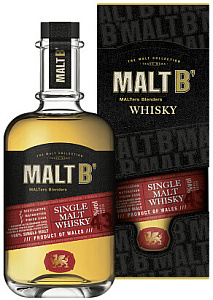 Виски Malt B Wales Single Malt 0.7 л Gift Box