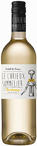 Белое Сухое Вино Le Curieux Sommelier Chardonnay 0.75 л
