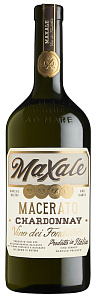 Белое Полусухое Вино Chardonnay Macerato Maxale 0.75 л