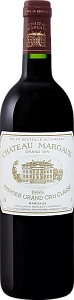 Красное Сухое Вино Chateau Margaux AOC Premier Grand Cru Classe 1999 г. 0.75 л