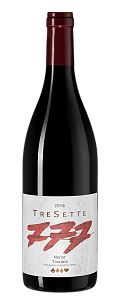 Красное Сухое Вино TreSette 2016 г. 0.75 л