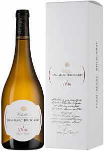 Белое Сухое Вино Chablis Vieilles Vignes 46 Jean-Marc Brocard 2020 г. 0.75 л Gift Box