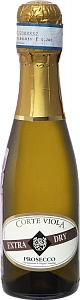 Белое Брют Игристое вино Corte Viola Prosecco DOC Contri Spumanti 0.2 л