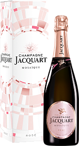 Розовое Брют Шампанское Jacquart Rose Mosaique 0.75 л Gift Box