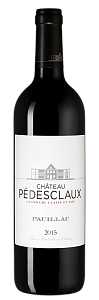 Красное Сухое Вино Chateau Pedesclaux 2015 г. 0.75 л