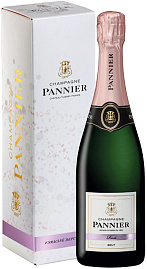 Шампанское Champagne Pannier Rose Brut 0.75 л в подарочной упаковке