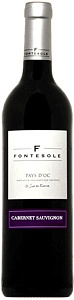 Красное Сухое Вино Fontesole Cabernet Sauvignon Pays d'Oc IGP 0.75 л