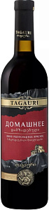 Красное Полусладкое Вино Tagauri Домашнее Красное Полусладкое 0.75 л