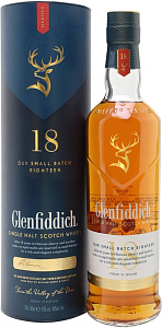 Виски Glenfiddich 18 Years Old 0.7 л в подарочной упаковке