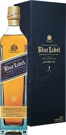 Виски Johnnie Walker Blue Label Blended Scotch Whisky 0.75 л в подарочной упаковке